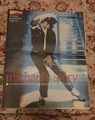 MICHAEL JACKSON Michael's Story - In His Own Words MAGAZINE TRIBUTE 1958-2009 • $9.96
