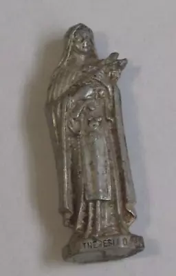 Vtg Figure Icon Figurine Mini Statue St Saint Theresia Therese Of Child Jesus • $10