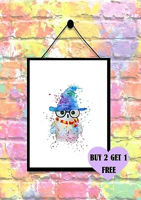£3 • Buy BUY 2 GET 1 FREE - HEDWIG HARRY POTTER Print Wall Art Poster A4