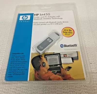 Hewlett Packard Bluetooth Adapter HP Q6398A PC Printer Wireless Bt450 NOS Sealed • $94.46