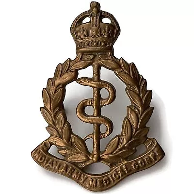 Royal Indian Army Medical Service Corps IAMC British Imperial India Cap Badge • $31.56