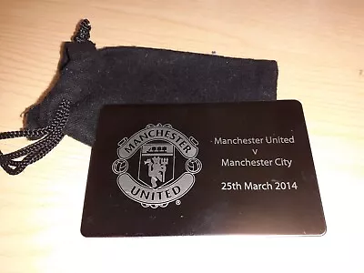 Manchester United Match Day Memorabilia - Eric Cantona - 25/3/2014 CHARITY SALE • £35