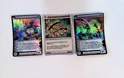 Chaotic Super Rare/Promo Nunk'worn Water/Fire 3 Card Lot TCG CCG • $1.25