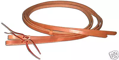 Western Harness Leather 1/2 X 8 Split Reins Waterloop Custom Cowboy USA H128 • $52