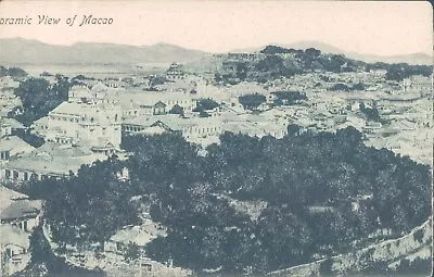 CHINA MACAO MACAU Panoramic View Uncomplete 1900s PC • $9