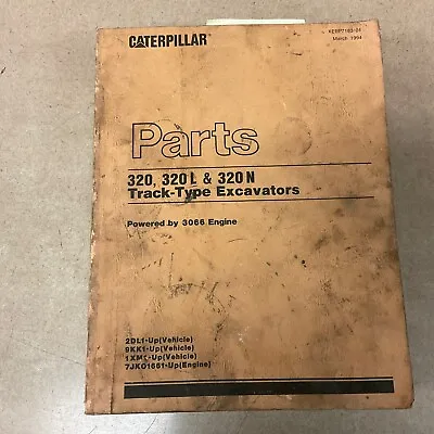 CAT Caterpillar 320/L/N PARTS MANUAL BOOK CATALOG LIST EXCAVATORsn 2DL 9KK 1XM • $39.99