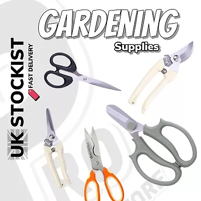 Garden Snips Cutter Tool Pruning Shears Scissor Flower Arrangements Cutter • £5.79