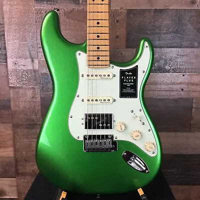 Fender Player Plus Stratocaster HSS Cosmic Jade Gig Bag Free Ship 590 • $999