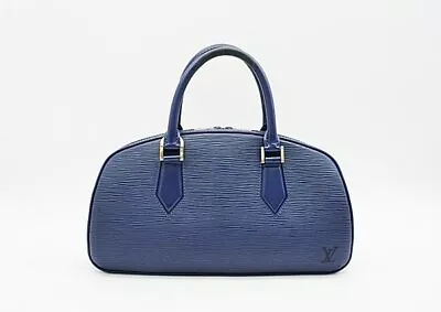 [Japan Used LV Bag] Used Louis Vuitton Jasmine M5208G Handbag Epi/Myrtille • $476.57