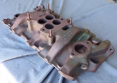 $195 • Buy OEM GM 4 Barrel Intake Manifold 3783244 62-63 283 327 Corvette Impala Nova I 2 1