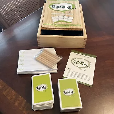 $4.99 • Buy THE GAME OF THINGS-HUMOR IN A BOX - 4 Or More Players, Ages 14+ Very Gently Used