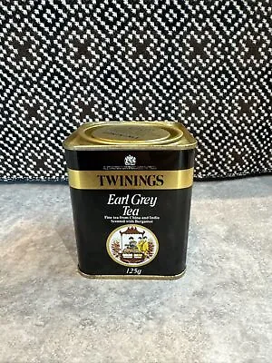 Twinings Earl Grey Tea Empty Collectable Vintage Tin • £12