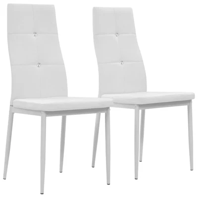$136.99 • Buy VidaXL 2/4/6x Dining Chairs Faux Leather Kitchen High Back Seat Multi Colours