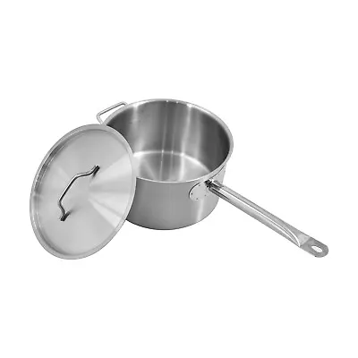 £34.90 • Buy  Stainless Steel Saucepan Stock Pot Small Cater Cooking Stew 3L/5L/8L Sauce Pan