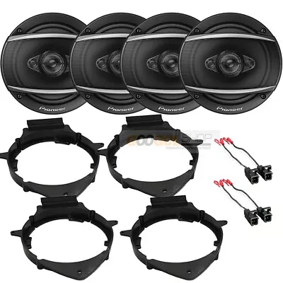 Pioneer 350 Watt Front-Rear Door Speakers For 2007 - Up Silverado Sierra 1500 • $161.99