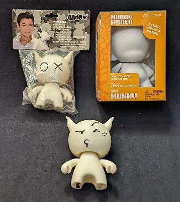 Designer Figure Lot - Mini Munny And Andox Vinyl • $48.59