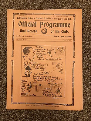 Tottenham/spurs V Millwall Reserves 1937-8 • £30