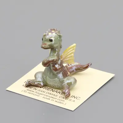 $24.96 • Buy Hagen-Renaker Miniature Ceramic Baby Green Dragon Figurine - Final Edition