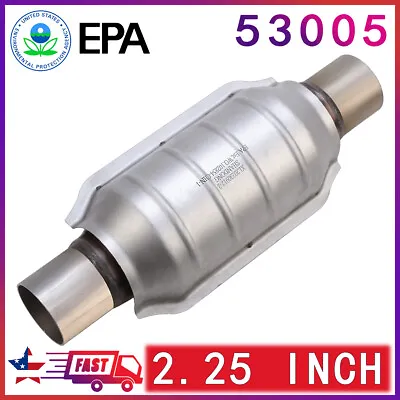 1Pcs 2.25  2 1/4 Universal Catalytic Converter Stainless Steel EPA Approved • $29.99