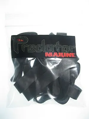 Large Heavy Duty Black Rubber Bands #84 3-1/2 X1/2  UV Heat Resistant 10 Pack. • $5