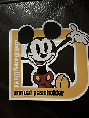 NEW 2023 Walt Disney World Annual Passholder Mickey Mouse Magnet • $11.95