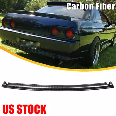 Fit Nissan Skyline Nismo R32 GTR 1989-1994 Real Carbon Rear Trunk Spoiler Wing • $259