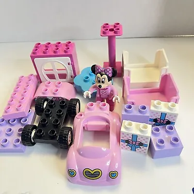 LEGO DUPLO Minnie Mouse Figure Car Toys Replacement Parts Pieces Bundle Lot 14 • $12.95