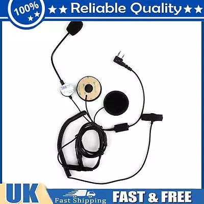 1 Helmet Tactical Motorcycle Headset PTT For Kenwood BaoFeng UV5R 2-Way Radio A1 • £17.99