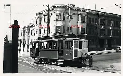 4C376 RP 1940/70s MARKET STREET RAILWAY FILLMORE ST CABLE CAR #625 • $8.99