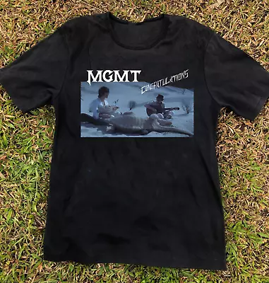 Congratulations MGMT Band Song Black T-Shirt Cotton Unisex  RM316 • $20.99