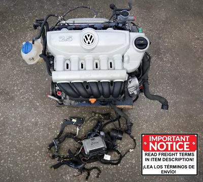 2.5L 07K Engine Motor Swap VW Jetta Golf GTI Cabrio MK1 MK2 MK4 MK5 BPR 91k Mile • $1549.99