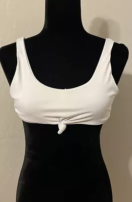 Zaful Not Quite White Bikini Top Approx 36C Lined Not Padded Medium • £3.80