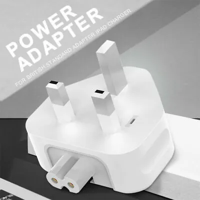 Wall Power Supply UK Plug Charger Charging Adapter For Apple Macbook Pro IPad X2 • $9.99