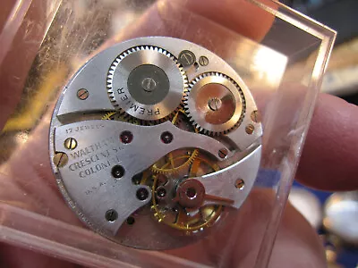 12s Waltham Colonial Crescent St OF Pocket Watch Movement • $19.95