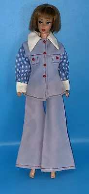 Vintage Barbie Clone Doll Clothes Mod Era Outfit Marcia Brady Style 2 Piece Suit • $29.99