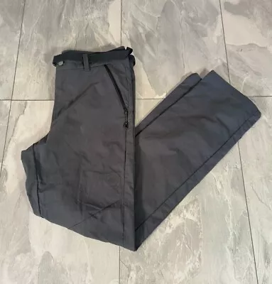 Mammut Mens Walking Trousers Bottoms Belted / Size 34W X 32L / Grey / Hiking • £39.99