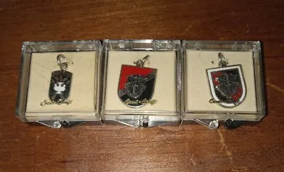 VINTAGE Crest Craft U.S. Army Airborne Pendent Charm Lot Of 3 Military Crafts • $24.95