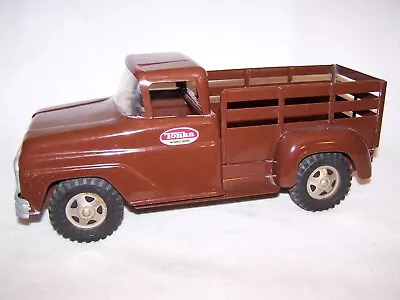 Vintage 1962 - '64 Tonka Farm Step-side Sheep Stake Bed Pick-up Toy Truck • $195