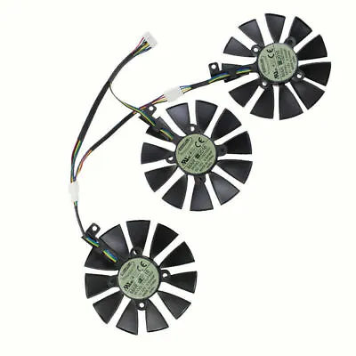 3 Pcs/lot  T129215SU ASUS STRIX GTX980Ti R9 390 Original Video Card Cooling Fan • $55.43