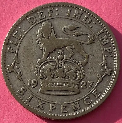 £1.99 • Buy 1927 King George V Silver Sixpence