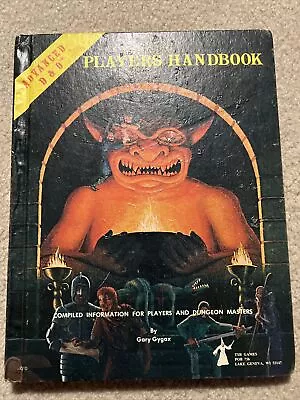 TSR Advanced Dungeons & Dragons Players Handbook 1978 • $23.50