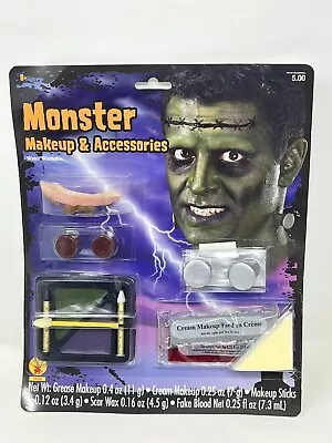 Monster Makeup And Accessories Kit Halloween Costume Water Washable Blood Teeth • $9