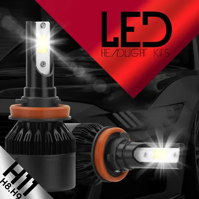 H11 CREE LED Low Beam Headlight Fog Lights Bulbs Kit High Power 6500k White Pair • $15.99