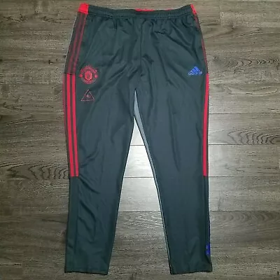 ADIDAS Manchester United Human Race HU 2020 Training Pants Mens 2XL Joggers • $69.95