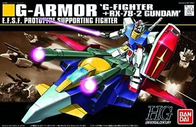 Mobile Suit Gundam HGUC No.050 1/144 G-Armor G-Fighter+RX-78-2 Gundam Model Kit • $75.35