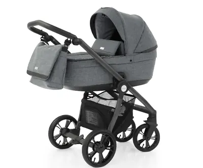 BabyStyle Prestige Active Carrycot Pram With Fur Hand Muff - Brand New • £349.99