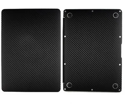 Skinomi Carbon Fiber Black Skin Cover For Apple MacBook Air 13 In. (2010-2011) • $47.31