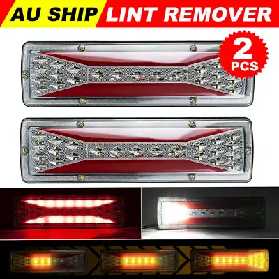 $14.89 • Buy 2X Trailer Tail Lights 41 LED Stop Tail Lights Submersible Boat Truck Lamp Parts
