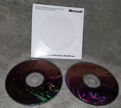 Microsoft Office Small Business Edition 2003 Contact Manager PC/Computer 2 Discs • $9.99