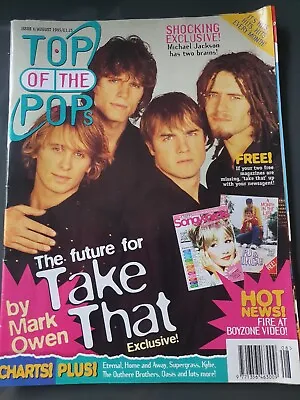 Issue No 6 Top Of The Pops Magazine Take That Liam Gallagher- Damaged • £10.99